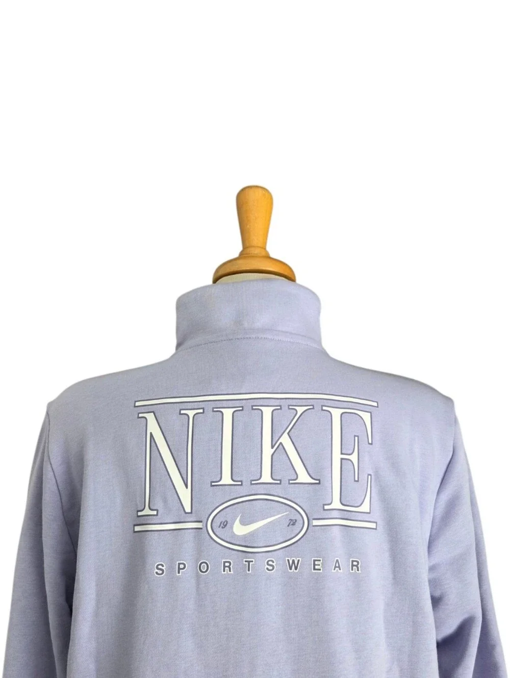 Nike Sportswear Club Purple Fleece Quarter Zip Sweatshirt Women's Size M